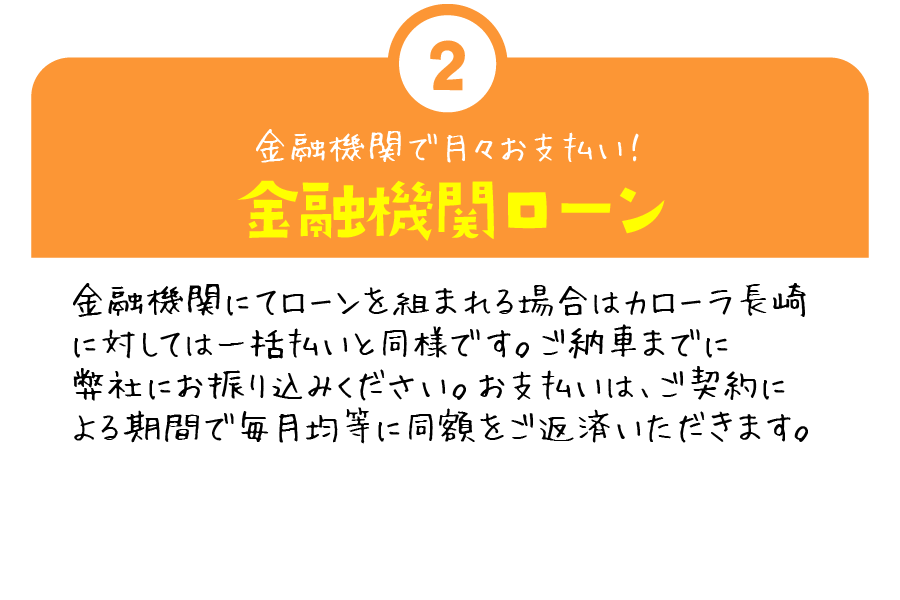 買い方を選ぶ | トヨタカローラ長崎
