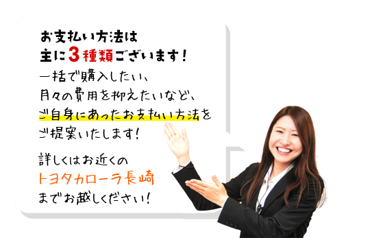 どんな購入方法があるの？ | トヨタカローラ長崎